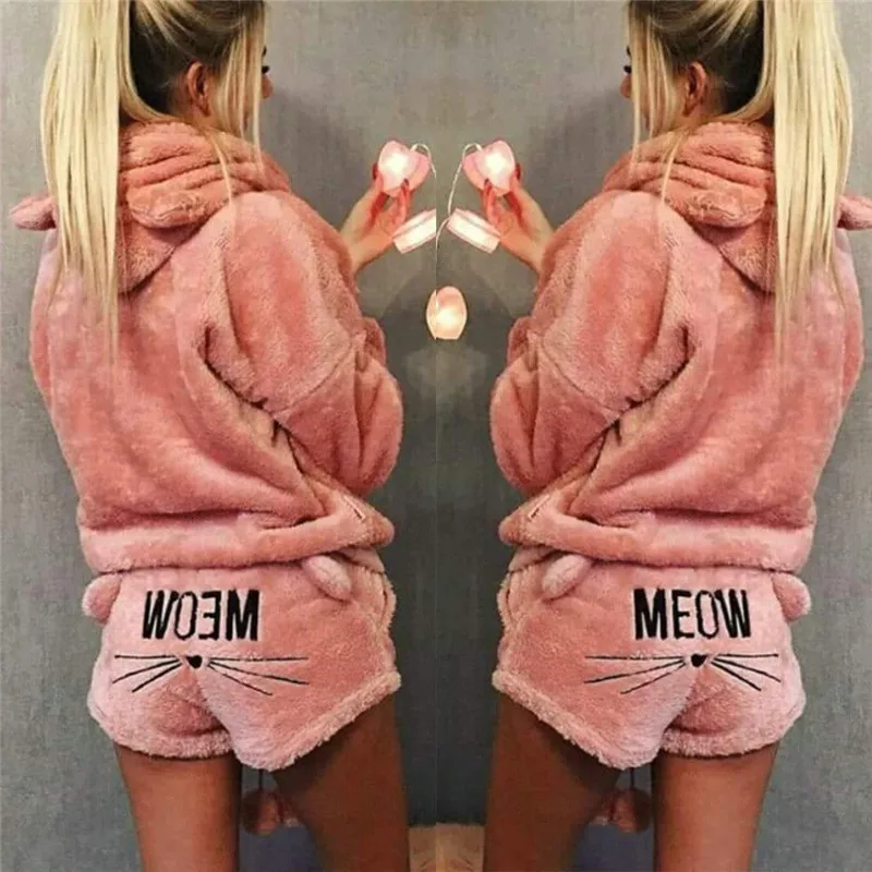 Autumn Winter Women Pyjamas Sets pajamas Sleepwear Suit Thick Warm Coral Fleece nightgown Female Cartoon Pijama
Autumn Winter Women Pyjamas Sets pajamas Sleepwear Suit Thick Warm Coral Fleece nightgown Female Cartoon Pijama