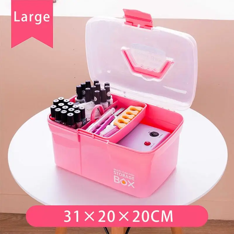Colorful Three-Layer Multi-Functional Makeup Organizer Portable Manicure Tool Case
Colorful Three-Layer Multi-Functional Makeup Organizer Portable Manicure Tool Case