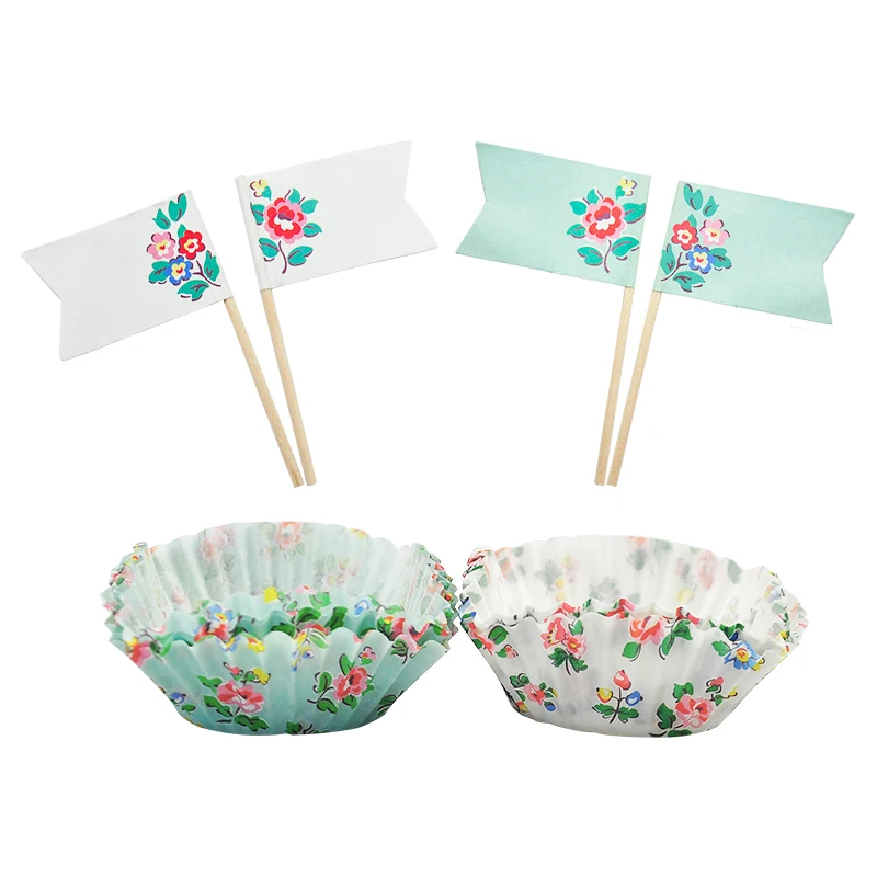 24pcs Paper Cake Cups+24pcs picks Muffin Mould Chocolate Cupcake Liner Baking Mold flower Bowl Birthday Party Wedding DIY
24pcs Paper Cake Cups+24pcs picks Muffin Mould Chocolate Cupcake Liner Baking Mold flower Bowl Birthday Party Wedding DIY
