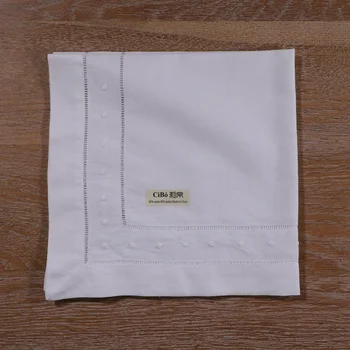 N027-18 : 12 Pieces Ladder Hemstitch Dinner Napkins Ramie cotton Dinner cloth White Table Napkins
N027-18 : 12 Pieces Ladder Hemstitch Dinner Napkins Ramie cotton Dinner cloth White Table Napkins