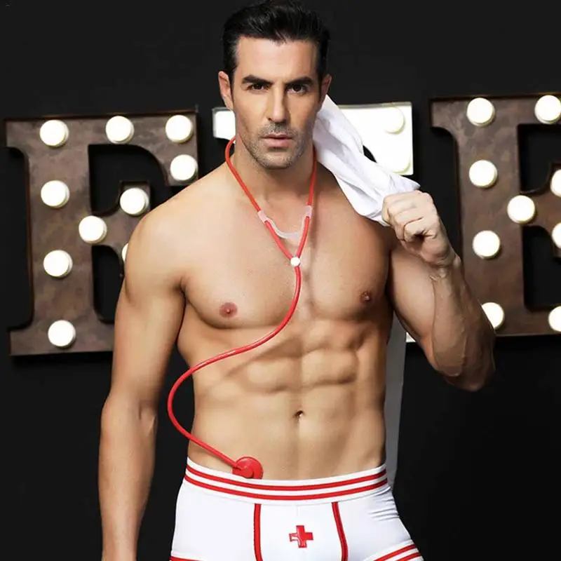 Playing Men Sexy Underwear Doctor Male Nurse Uniform Temptation Play Costume Outfit Sexy Doctor Costumes Outfit Lingerie
Playing Men Sexy Underwear Doctor Male Nurse Uniform Temptation Play Costume Outfit Sexy Doctor Costumes Outfit Lingerie