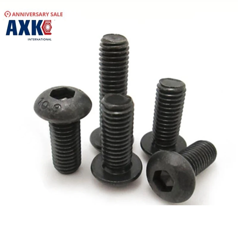 1000pcs Grade10.9 Iso7380 M3*3/4/5/6/8/10/12/14/16/18/20 3mm Hex Socket Button Head Screws Steel With Black
1000pcs Grade10.9 Iso7380 M3*3/4/5/6/8/10/12/14/16/18/20 3mm Hex Socket Button Head Screws Steel With Black