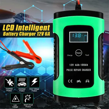 12V 5A Auto Car Intelligent Battery Charger Jump Starter LCD Intelligent 100-240V 100AH Pulses Repair Type
12V 5A Auto Car Intelligent Battery Charger Jump Starter LCD Intelligent 100-240V 100AH Pulses Repair Type