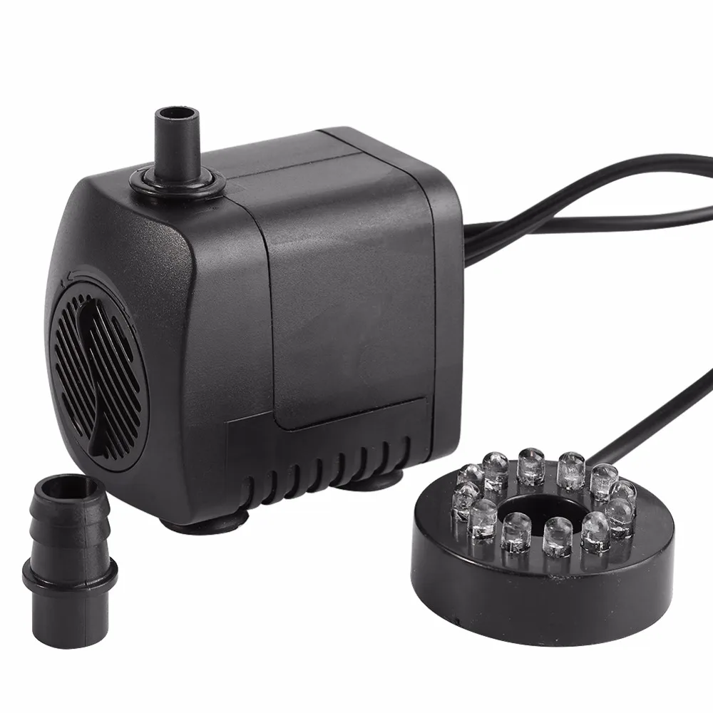 220V 15W Water Pump For Aquarium Submersible Fish Tank Pump 12 LED Colorful Decoration Light Water Circulating Pump High Quality
220V 15W Water Pump For Aquarium Submersible Fish Tank Pump 12 LED Colorful Decoration Light Water Circulating Pump High Quality