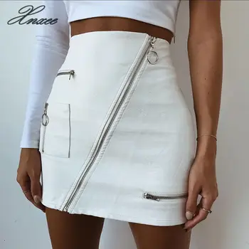 White Korean Style Skirts Womens Street Style A Line Skirt Summer 2020 High Waist Vogue Steampunk Leather Short Skirt
White Korean Style Skirts Womens Street Style A Line Skirt Summer 2020 High Waist Vogue Steampunk Leather Short Skirt