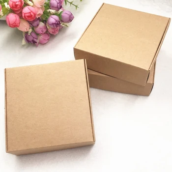 100Pcs Kraft Paper gift Box Nice Kraft Box Packaging Box Small Size 
100Pcs Kraft Paper gift Box Nice Kraft Box Packaging Box Small Size