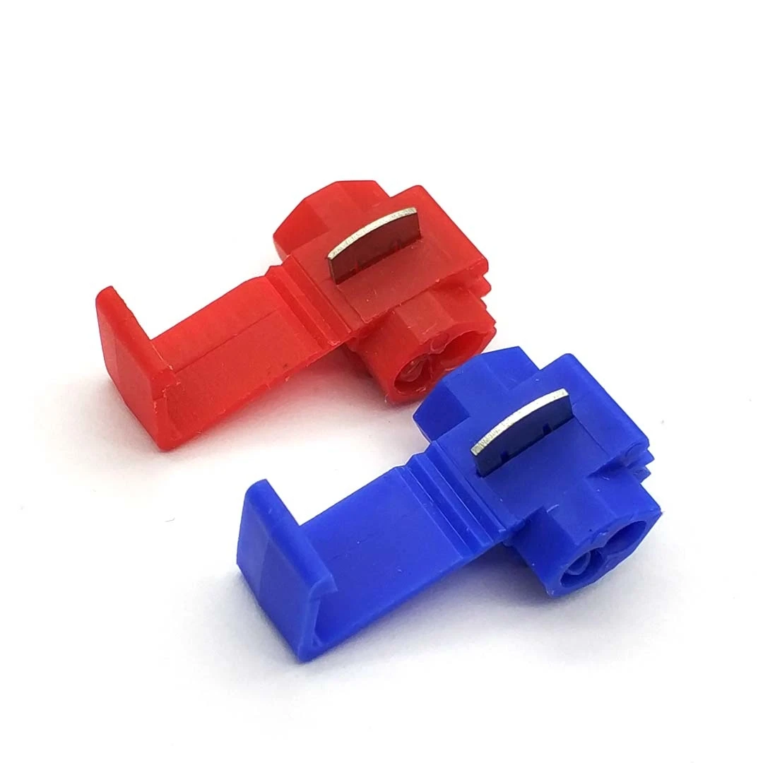 802P3 Blue Red Quick Splice Crimp Terminal G14 18-14 AWG Hard Soft 0.75-2.5 Wire Connector
802P3 Blue Red Quick Splice Crimp Terminal G14 18-14 AWG Hard Soft 0.75-2.5 Wire Connector