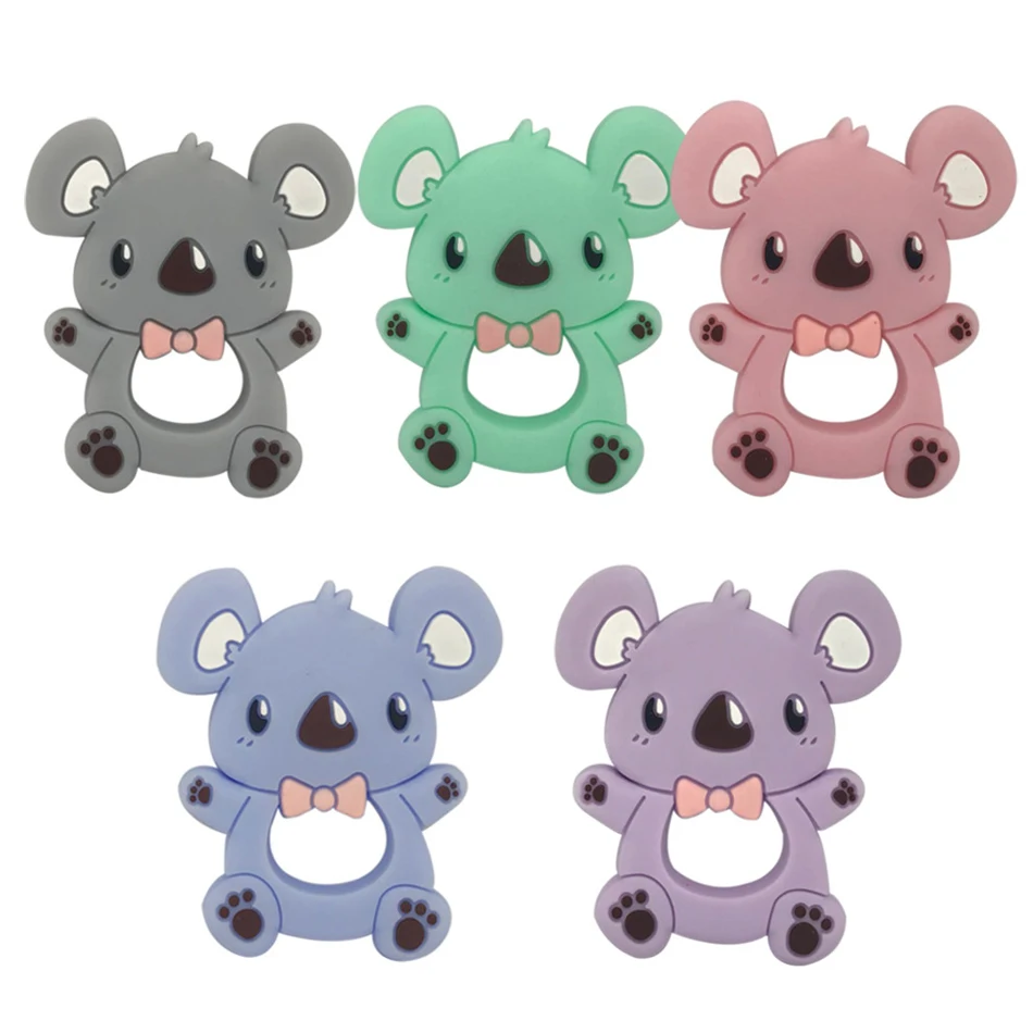 KWD 10 sticks of food grade silicone teether cartoon cute koala silicone teether hot sale baby latest silicone gift
KWD 10 sticks of food grade silicone teether cartoon cute koala silicone teether hot sale baby latest silicone gift
