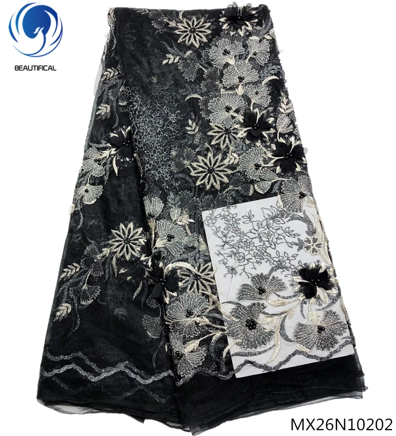 Beautifical african 3d lace fabrics 3d lace fabric embroidery french net lace fabric black color beautiful and fashion MX26N102
Beautifical african 3d lace fabrics 3d lace fabric embroidery french net lace fabric black color beautiful and fashion MX26N102
