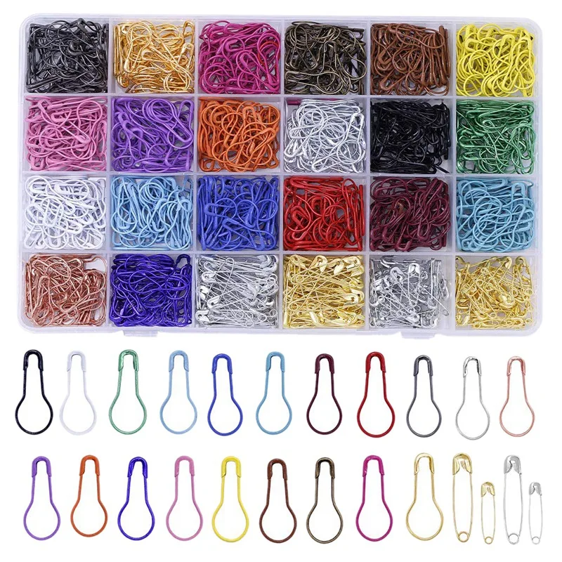 1200 Pcs 22 Colors Metal Safetypins,Bulb Gourd Pins Pear Shaped Pins For Knitting Stitch Markers, Sewing Clothing Diy Craft Ma
1200 Pcs 22 Colors Metal Safetypins,Bulb Gourd Pins Pear Shaped Pins For Knitting Stitch Markers, Sewing Clothing Diy Craft Ma