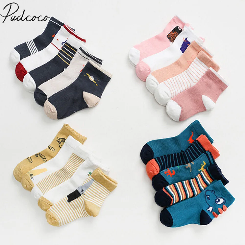 2019 Brand New 5 Pairs/Pack Baby Boy Girl Cartoon Cotton Socks Newborn Infant Toddler Kids Warm Soft Sock Wholesale 1-12T
2019 Brand New 5 Pairs/Pack Baby Boy Girl Cartoon Cotton Socks Newborn Infant Toddler Kids Warm Soft Sock Wholesale 1-12T