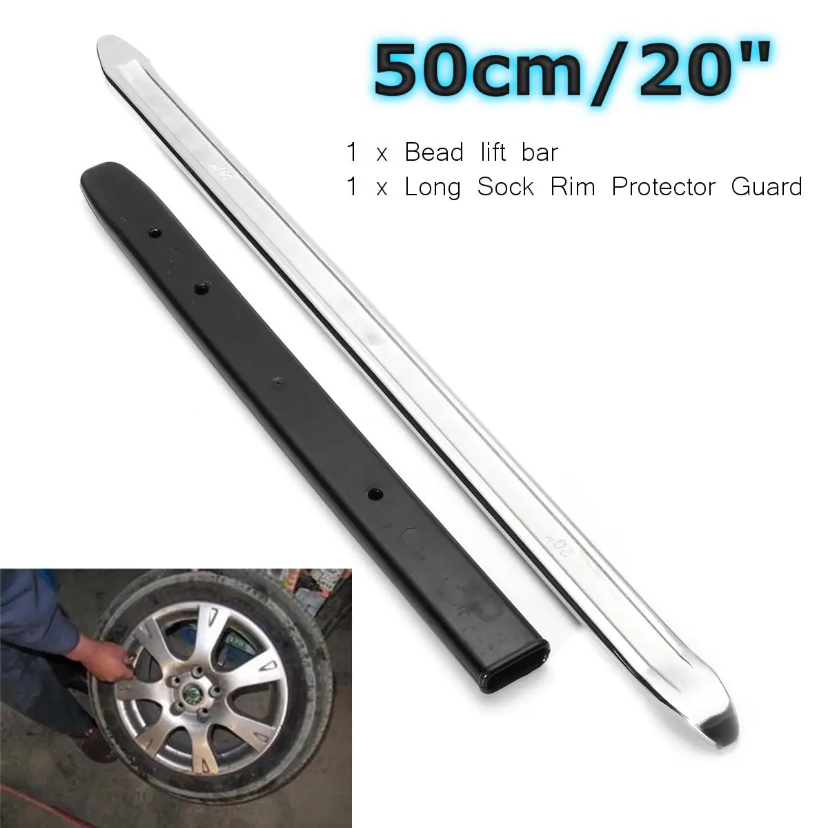 50cm Chrome Iron Tire Changer Machine Bead Lifting Tool Pry Bar Lever Car Repairing Tool Mounting/Remove Tire
50cm Chrome Iron Tire Changer Machine Bead Lifting Tool Pry Bar Lever Car Repairing Tool Mounting/Remove Tire