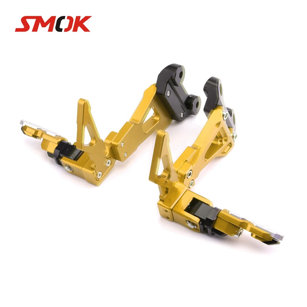 SMOK For Honda CB650F CBR650F 2014 2015 2016 2017 2018 Motorcycle CNC Aluminum Alloy Rear Sets Rearset Footrest Foot Rest Pegs
SMOK For Honda CB650F CBR650F 2014 2015 2016 2017 2018 Motorcycle CNC Aluminum Alloy Rear Sets Rearset Footrest Foot Rest Pegs
