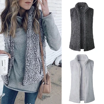 Hot sale women fashion winter faux fur warmer vest ladies sleeveless mandarin collar zipper waistcoat outwear hot
Hot sale women fashion winter faux fur warmer vest ladies sleeveless mandarin collar zipper waistcoat outwear hot
