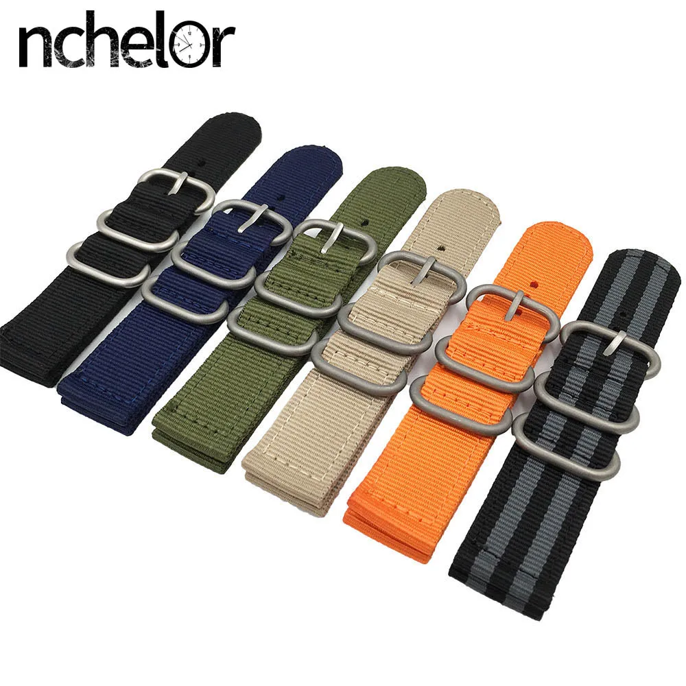 NEW Fashion Nylon Strap 18MM 20mm 22mm 24mm Wristband Watch Replacement Band Silver Ring Buckle 7 Colors NATO Watch Accessories
NEW Fashion Nylon Strap 18MM 20mm 22mm 24mm Wristband Watch Replacement Band Silver Ring Buckle 7 Colors NATO Watch Accessories