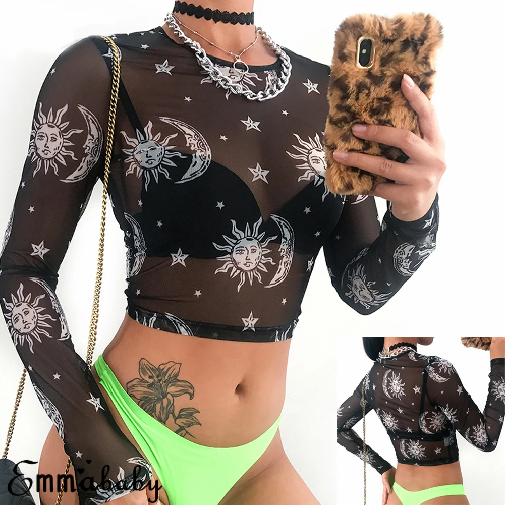 Hirigin Sexy Beach Cover Up Women Beach Wear Long Sleeve Mesh T Shirt Bathing Suit Women Bikini Cover Ups Crop Top Summer 2019
Hirigin Sexy Beach Cover Up Women Beach Wear Long Sleeve Mesh T Shirt Bathing Suit Women Bikini Cover Ups Crop Top Summer 2019