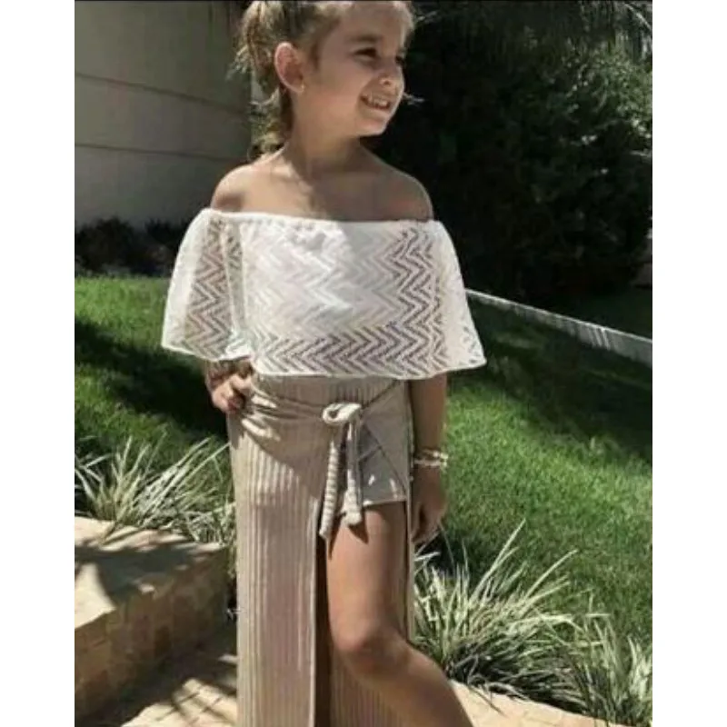 Newborn Crop Top Lace Ruffles Off Shoulder Top For Baby girl Summer Clothes baby girl shirt camisas bebe
Newborn Crop Top Lace Ruffles Off Shoulder Top For Baby girl Summer Clothes baby girl shirt camisas bebe