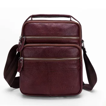 Genuine Leather Men's Crossbody Bag Men Handbag Shoulder Bag Hot Sale Cow Leather Bag Vintage Casual Style Flap Bags
Genuine Leather Men's Crossbody Bag Men Handbag Shoulder Bag Hot Sale Cow Leather Bag Vintage Casual Style Flap Bags