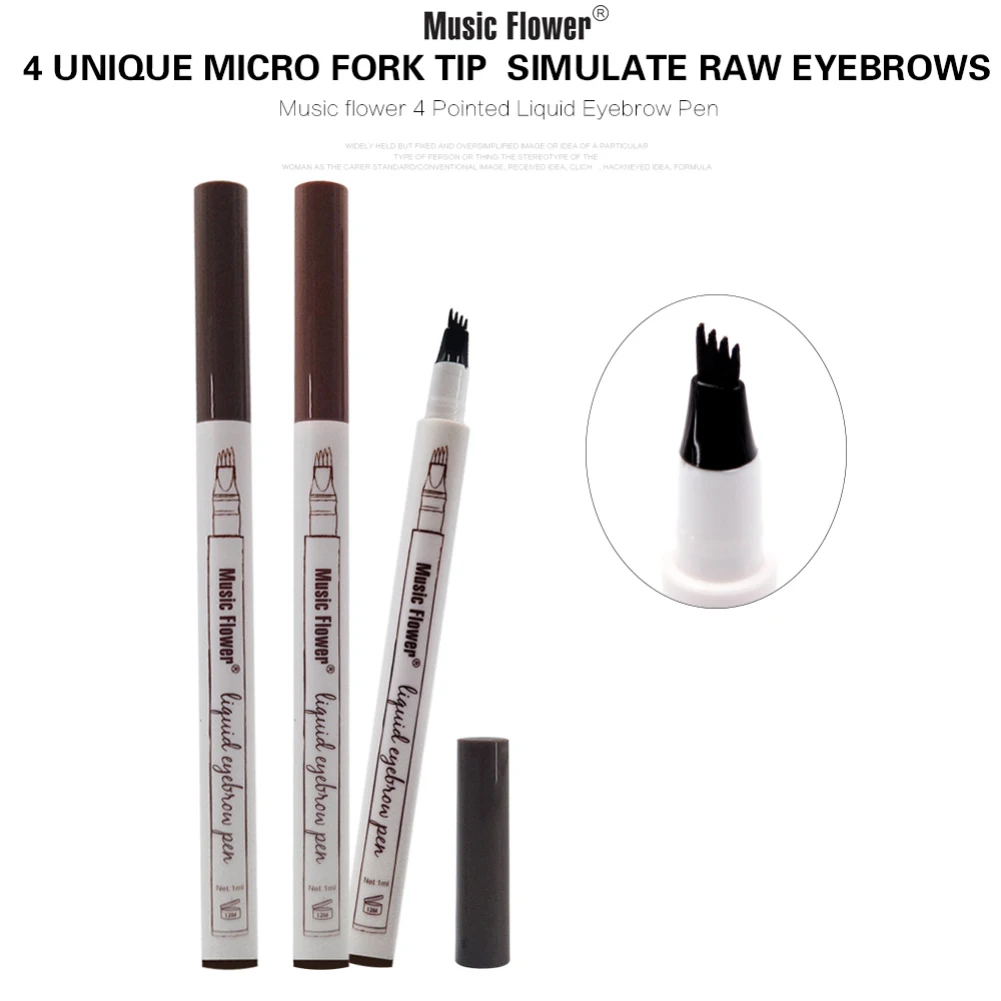 Music Flower Microblading Eyebrow Tattoo Pen Waterproof Eye Brow Tint 3 Colors Fork Tip Sketch Makeup 4 Head TSLM2
Music Flower Microblading Eyebrow Tattoo Pen Waterproof Eye Brow Tint 3 Colors Fork Tip Sketch Makeup 4 Head TSLM2