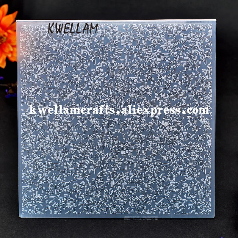 Large Size Flowers Leaves Birds Plastic Embossing Folder For Scrapbook DIY Album Card Tool Plastic Template 19.7x19.7cm 8081516
Large Size Flowers Leaves Birds Plastic Embossing Folder For Scrapbook DIY Album Card Tool Plastic Template 19.7x19.7cm 8081516