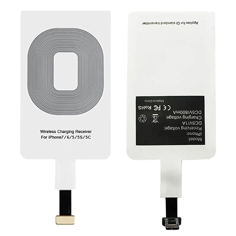 Universal Qi Wireless Charger Receiver Charging Adapter Receiver Pad Coil for iPhone X 6 6S 7 8 Plus For Andriod Micro Type C
Universal Qi Wireless Charger Receiver Charging Adapter Receiver Pad Coil for iPhone X 6 6S 7 8 Plus For Andriod Micro Type C