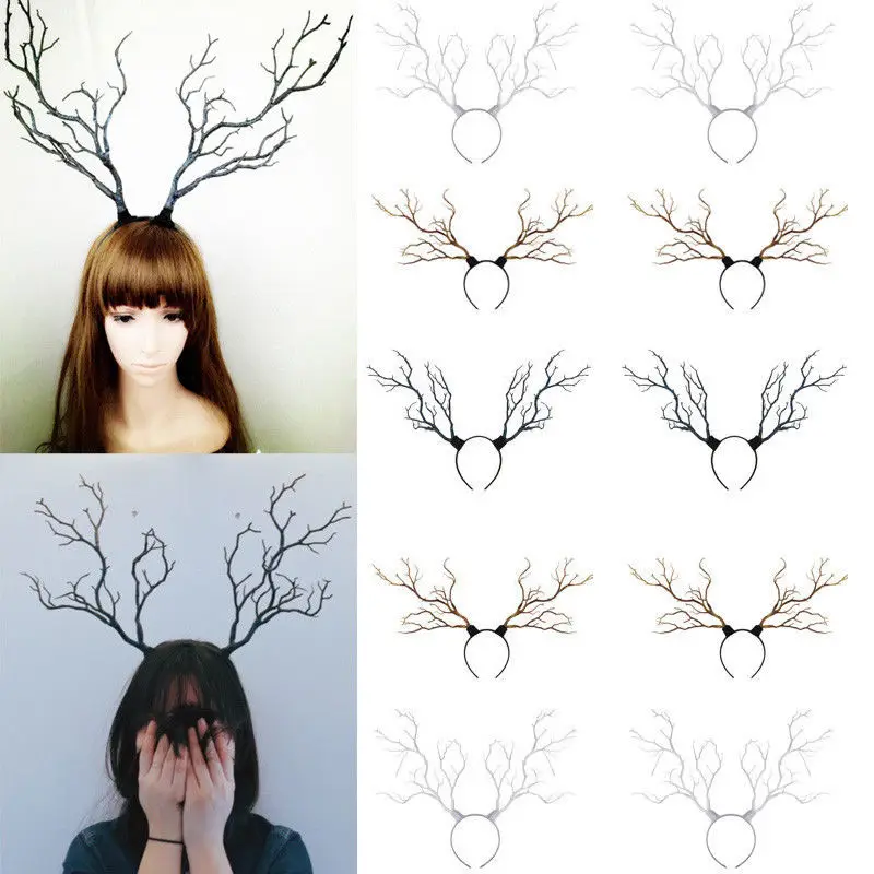 Gothic Antler Butterfly Headdress Deer Horn Tree Branches Headband Jewelry Vintage Wedding Cosplay Halloween X-mas Accessories
Gothic Antler Butterfly Headdress Deer Horn Tree Branches Headband Jewelry Vintage Wedding Cosplay Halloween X-mas Accessories