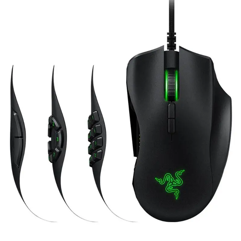 Razer Naga Programmable Wired Trinity 16,000 DPI RGB Optical Gaming Mouse mechanical spring mouse for home office
Razer Naga Programmable Wired Trinity 16,000 DPI RGB Optical Gaming Mouse mechanical spring mouse for home office