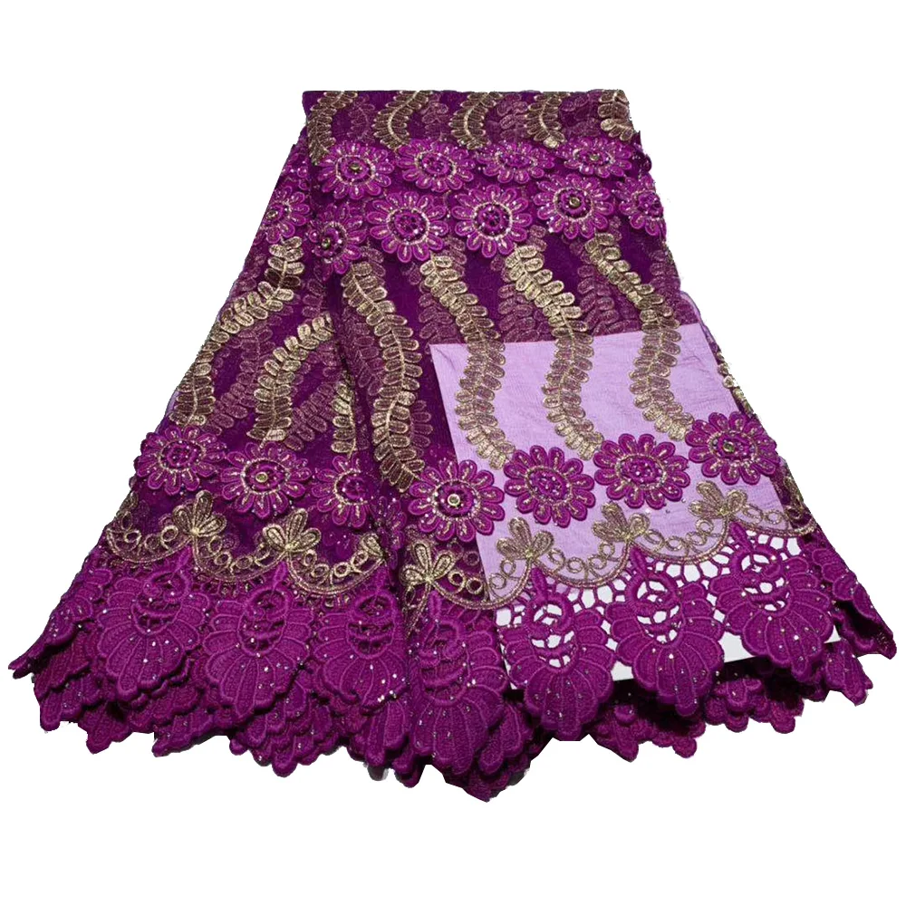 African Lace Fabric with Stones Embroidered Nigerian Lace Fabrics High Quality French Tulle Lace Fabric For Women Purple Dress
African Lace Fabric with Stones Embroidered Nigerian Lace Fabrics High Quality French Tulle Lace Fabric For Women Purple Dress