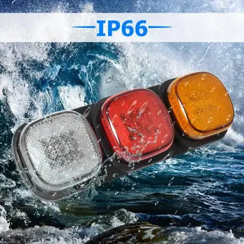 24V Tail Light LED Trailer Rear Lights Tail Brake Lighting Car Lamp Stop Turn Indicator Truck Trailers Van Reverse Indicator
24V Tail Light LED Trailer Rear Lights Tail Brake Lighting Car Lamp Stop Turn Indicator Truck Trailers Van Reverse Indicator