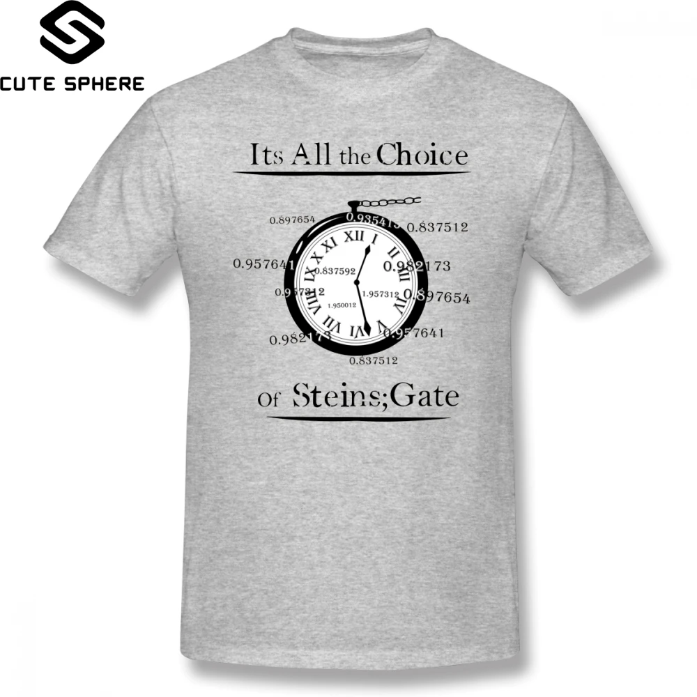 Steins Gate T Shirt The Choice Of Steins Gate T-Shirt Cotton Men Tee Shirt Print Cute Plus size Streetwear Short-Sleeve Tshirt
Steins Gate T Shirt The Choice Of Steins Gate T-Shirt Cotton Men Tee Shirt Print Cute Plus size Streetwear Short-Sleeve Tshirt