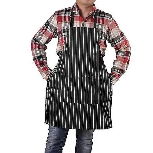 Useful Adjustable Adult Black Stripe Bib Apron With 2 Pockets Chef Waiter Kitchen Cook Home & Garden
Useful Adjustable Adult Black Stripe Bib Apron With 2 Pockets Chef Waiter Kitchen Cook Home & Garden