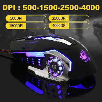 Ergonomic Pro USB Wired 4000DPI 6 Buttons LED Optical Mouse Professional Gamer Mouse Computer Mouse Gaming Mouse For Compute r30
Ergonomic Pro USB Wired 4000DPI 6 Buttons LED Optical Mouse Professional Gamer Mouse Computer Mouse Gaming Mouse For Compute r30