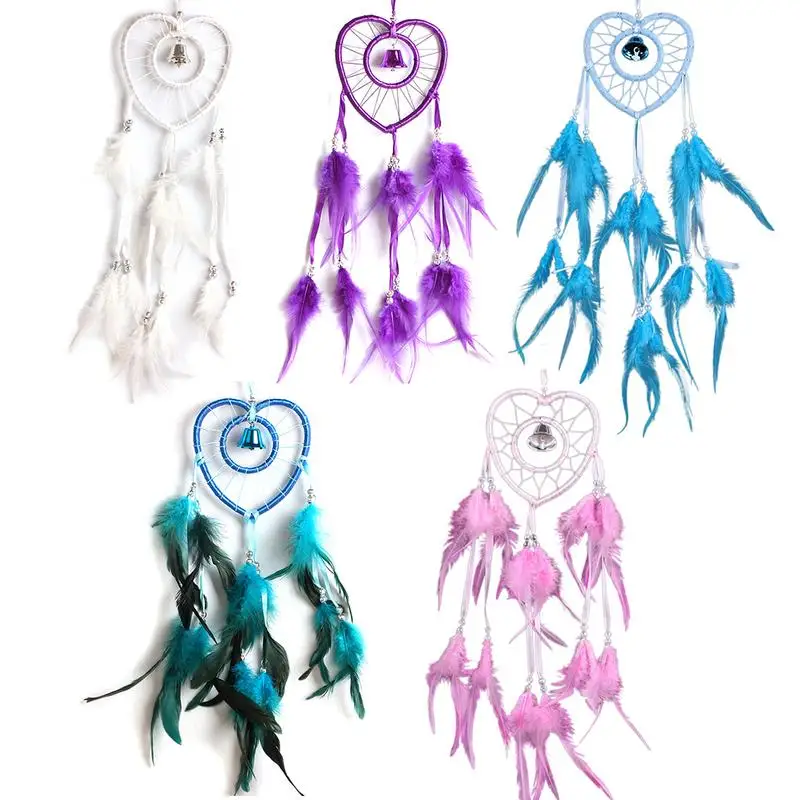 Innovation Dream Catcher Heart Shape Handmade Car Wind Chime Feather Pendant Handicrafts Ornaments Gifts Home Decorations
Innovation Dream Catcher Heart Shape Handmade Car Wind Chime Feather Pendant Handicrafts Ornaments Gifts Home Decorations