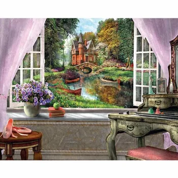 5D DIY Diamond Mosaic Landscape Garden Picture of Rhinestones Full Square Drill Crystals Diamond Embroidery Cross Stitch Kits
5D DIY Diamond Mosaic Landscape Garden Picture of Rhinestones Full Square Drill Crystals Diamond Embroidery Cross Stitch Kits