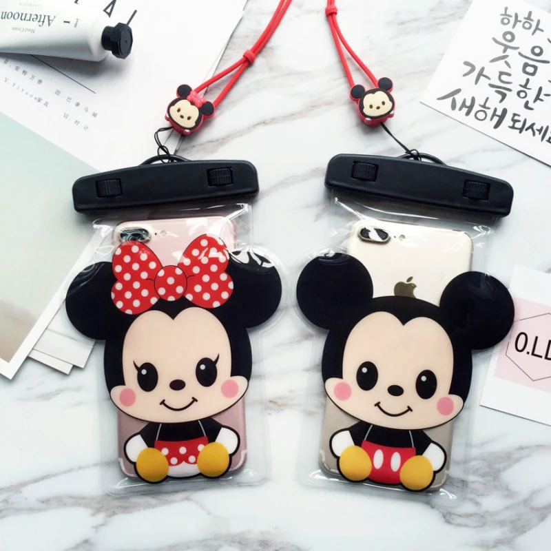 Mickey Minnie Waterproof Phone Bags With Strap Dry Pouch Cases Cover For Iphone 7plus 6s Samsung Galaxy S8 Snowproof Phone Case
Mickey Minnie Waterproof Phone Bags With Strap Dry Pouch Cases Cover For Iphone 7plus 6s Samsung Galaxy S8 Snowproof Phone Case
