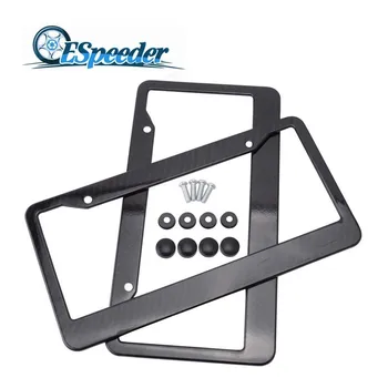 ESPEEDER 2pcs Carbon Fiber License Plate Frame Tag Cover Holder Fit Vehicles USA Canada Standard License Plate Frame Black
ESPEEDER 2pcs Carbon Fiber License Plate Frame Tag Cover Holder Fit Vehicles USA Canada Standard License Plate Frame Black