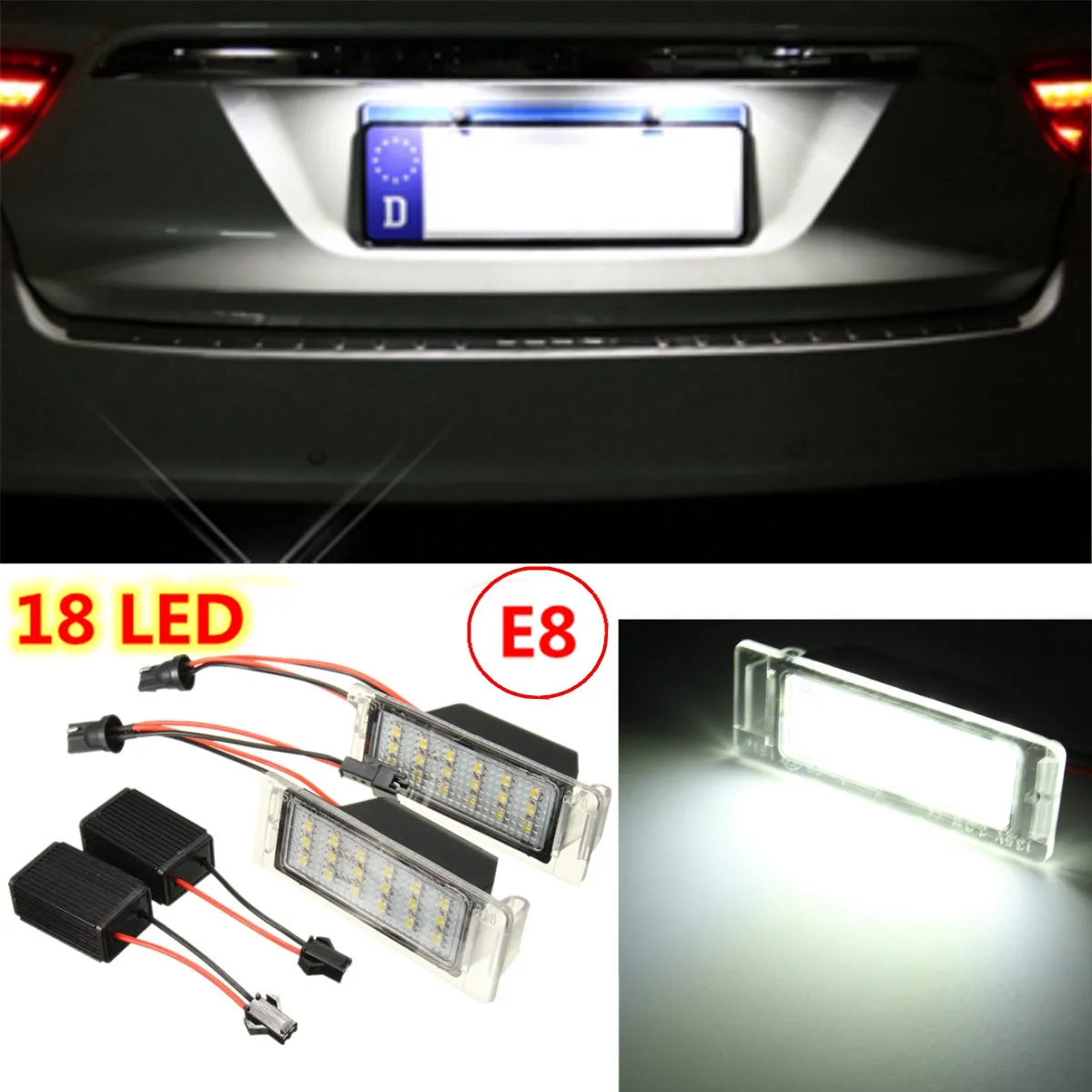 2Pcs White 3W 18 SMD Led Number License Plate Light Led Bulb Number Plate For Chevy Camaro for Cruze
2Pcs White 3W 18 SMD Led Number License Plate Light Led Bulb Number Plate For Chevy Camaro for Cruze