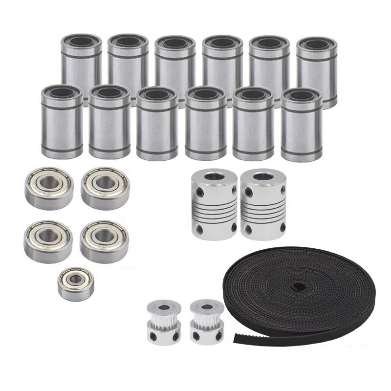 3D Printer for Reprap I3 Movement Kit Gt2 Belt Pulley 608Zz 624Zz Ball Bearing Lm8Uu Linear Bearing 5 X 8 Coupler Shaft
3D Printer for Reprap I3 Movement Kit Gt2 Belt Pulley 608Zz 624Zz Ball Bearing Lm8Uu Linear Bearing 5 X 8 Coupler Shaft