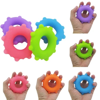 New Sports Exerciser Ring Training Silicone Strength Healthy Hand Grip Finger Power Silicone Strength Training Exerciser Power
New Sports Exerciser Ring Training Silicone Strength Healthy Hand Grip Finger Power Silicone Strength Training Exerciser Power