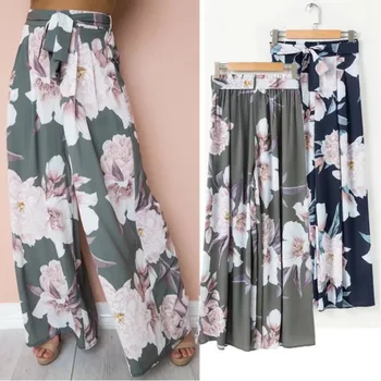 New Sash Floral Print Harem Wide Leg Pants Women Elastic Loose Boho Casual Pants Trousers Beach Summer High Waist Pants Femal
New Sash Floral Print Harem Wide Leg Pants Women Elastic Loose Boho Casual Pants Trousers Beach Summer High Waist Pants Femal