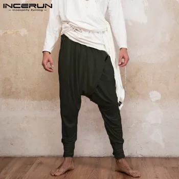 Cross-Pants Mens Ninja Pants Baggy Harem Pants Loose Fitness Low Drop Crotch Trousers Dance Punk Hombre Pantalon Fashion
Cross-Pants Mens Ninja Pants Baggy Harem Pants Loose Fitness Low Drop Crotch Trousers Dance Punk Hombre Pantalon Fashion