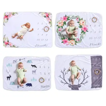 Baby Blankets Newborn Floral Infant Swaddle Wrap Blanket Super Soft Fleece Baby Photography Props Milestone Blanket
Baby Blankets Newborn Floral Infant Swaddle Wrap Blanket Super Soft Fleece Baby Photography Props Milestone Blanket