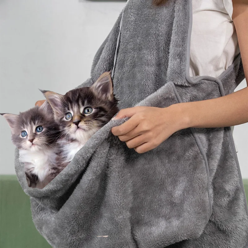 New Arrival Pet Apron Sleeping Bag Anti-sticking Hair Kangaroo Pocket Soft Dog House Bed Cat-hugging Household Clothes
New Arrival Pet Apron Sleeping Bag Anti-sticking Hair Kangaroo Pocket Soft Dog House Bed Cat-hugging Household Clothes