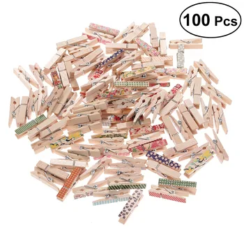 100pcs/set Colorful Lightweight Fashion Lovely Log Printing Wood Clamps Cartoon Wooden Clips for Party Crafts DIY Photo 
100pcs/set Colorful Lightweight Fashion Lovely Log Printing Wood Clamps Cartoon Wooden Clips for Party Crafts DIY Photo