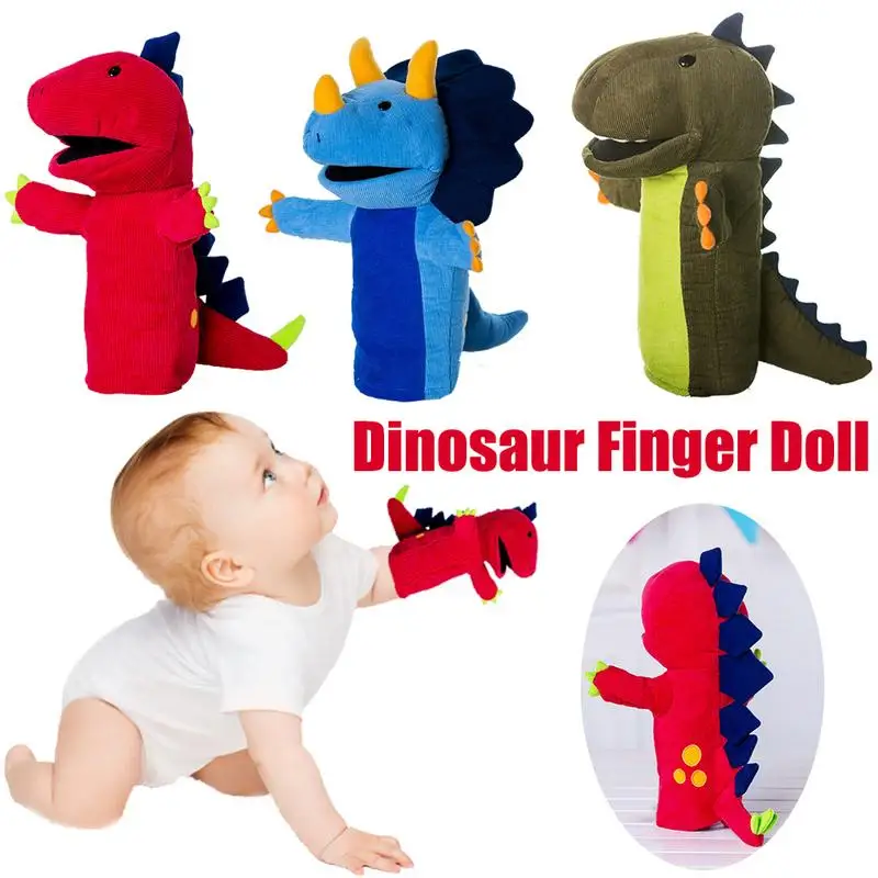 Plush Dinosaur Finger Doll Cute Cartoon Role Playing Storytelling Puppet Educational Stuffed Toys For Kids Toddles Boys Girls
Plush Dinosaur Finger Doll Cute Cartoon Role Playing Storytelling Puppet Educational Stuffed Toys For Kids Toddles Boys Girls