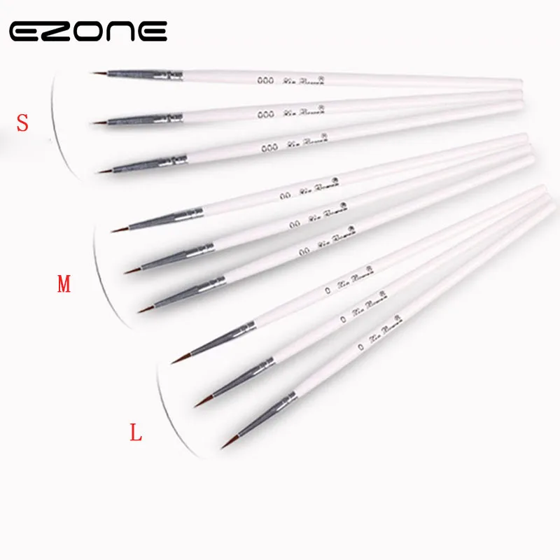 EZONE Oil Painting Line Drawing Pen 6pcs High Quality Nylon Hook Line Pen For Watercolor Different Size Art Student Stationery
EZONE Oil Painting Line Drawing Pen 6pcs High Quality Nylon Hook Line Pen For Watercolor Different Size Art Student Stationery