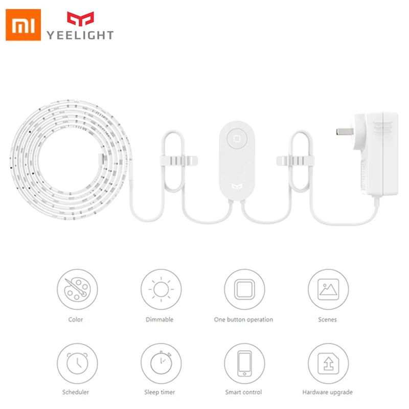 Yeelight original xiaomi light strip LED smart colorful mi home wifi remote control for mijia APP Amazon Alexa Google Assistant
Yeelight original xiaomi light strip LED smart colorful mi home wifi remote control for mijia APP Amazon Alexa Google Assistant
