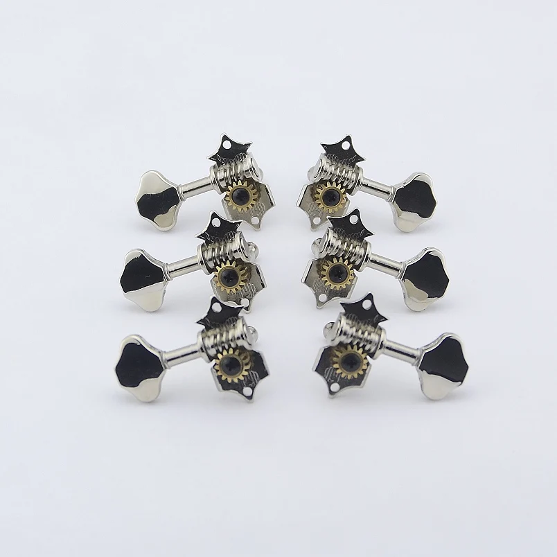Clearance Sale 1 Set GuitarFamily Vintage Guitar Machine Heads Tuners Nickel ( #0749 ) Made In Taiwan
Clearance Sale 1 Set GuitarFamily Vintage Guitar Machine Heads Tuners Nickel ( #0749 ) Made In Taiwan