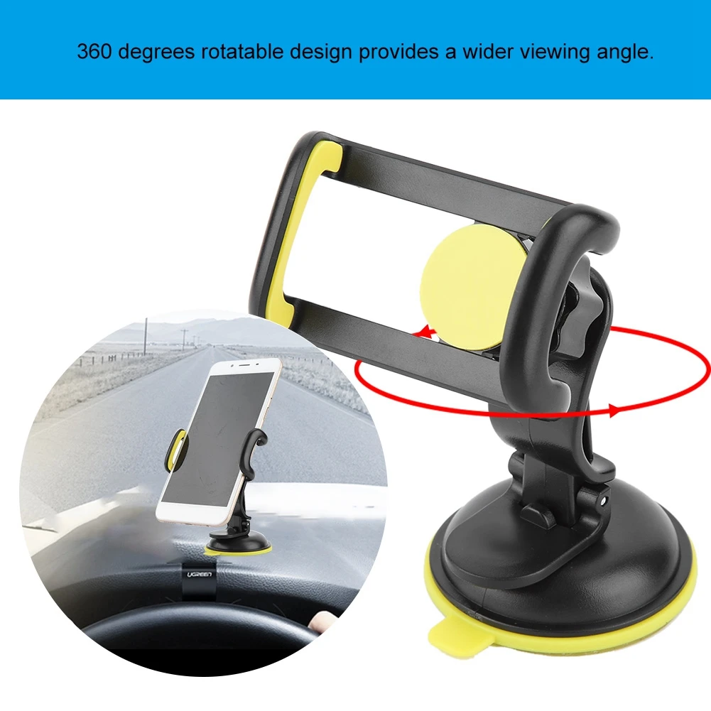 SOONHUA High Quality Universal 360 Degrees Rotate Car Mount Mobile Phone Holder Bracket Stand One-touch Installation
SOONHUA High Quality Universal 360 Degrees Rotate Car Mount Mobile Phone Holder Bracket Stand One-touch Installation