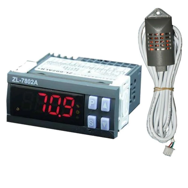 ZL-7802A 100-240VAC Digital Thermometer Hygrometer PID Temperature Humidity for Incubator Multifunctional Automatic Incubator
ZL-7802A 100-240VAC Digital Thermometer Hygrometer PID Temperature Humidity for Incubator Multifunctional Automatic Incubator